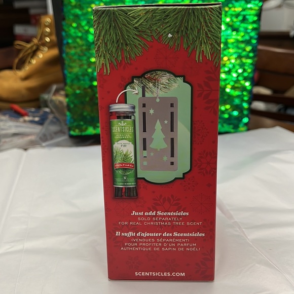 NIB Scentsicles 3 silver colored metal Christmas tree ornaments - Picture 2 of 5